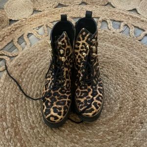 Michael Kors combat boots